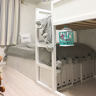 子供部屋 ベッド下収納のインテリア実例 Roomclip ルームクリップ