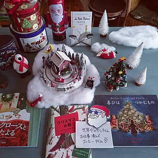 机/クリスマス/空色/いいね、フォロー本当に感謝です♡/クリスマス雑貨...などのインテリア実例 - 2016-12-26 13:07:27