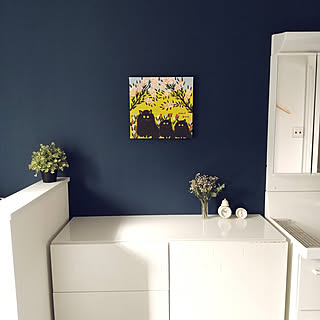 絵 洗面所のおしゃれなインテリアコーディネート レイアウトの実例 Roomclip ルームクリップ
