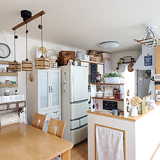 ドライフラワー 食器棚の上のおしゃれなアレンジ 飾り方のインテリア実例 Roomclip ルームクリップ