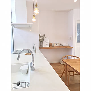 キッチン/ウッドワン/ホワイトキッチン/GROHE水栓/GROHE...などのインテリア実例 - 2017-10-01 14:57:33