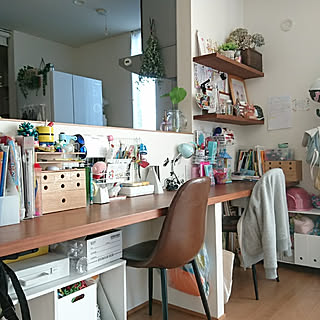 机/ワイヤーネットDIY/100均/100均アイテム/セリア...などのインテリア実例 - 2020-02-20 06:38:51