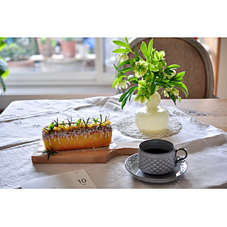 ベランダガーデンの花/クリスマスローズ/北欧/北欧食器/marimekko...などのインテリア実例 - 2019-05-10 10:07:41