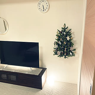 壁掛けクリスマスツリーのインテリア実例 Roomclip ルームクリップ