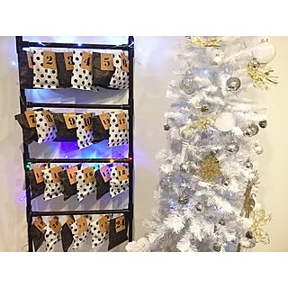 壁/天井/Casa/白黒/ホワイトクリスマス/モノトーン...などのインテリア実例 - 2016-12-15 22:35:01