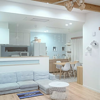 部屋全体/北欧インテリア/こどもと暮らす/クリーンテックス/ディズニー柄マット...などのインテリア実例 - 2018-05-03 22:29:42
