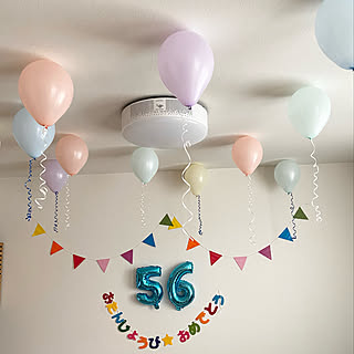 100均 風船ディスプレイのインテリア実例 Roomclip ルームクリップ