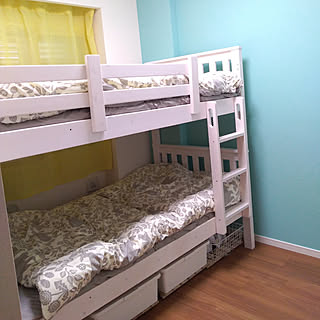 ベッド下収納 二段ベッドのインテリア実例 Roomclip ルームクリップ
