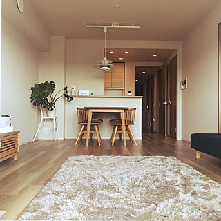 ラグ 縦長リビングダイニングのインテリア実例 Roomclip ルームクリップ