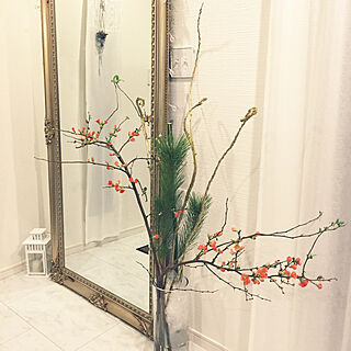 正月の生け花のインテリア実例 Roomclip ルームクリップ