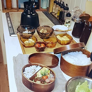 キッチン/柳宗理/キッチン&テーブルウェア/コンテスト参加させてください❤️/お弁当完成♥︎...などのインテリア実例 - 2015-01-30 07:42:25