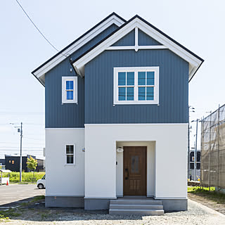 ブルーの外壁のインテリア実例 Roomclip ルームクリップ