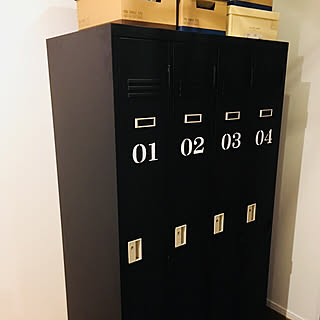 ロッカー ステンシルのおしゃれなアレンジ 飾り方のインテリア実例 Roomclip ルームクリップ