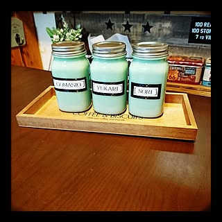 キッチン/セリア/ファイヤーキング風/ラベル/カーボン調シート...などのインテリア実例 - 2017-04-11 21:39:24