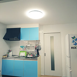 キッチン/キッチンリメイク/リメイクシート/二世帯住宅の二階のインテリア実例 - 2018-06-21 17:53:45