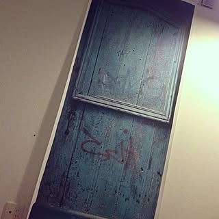 ベッド周り/壁紙/ポスター/ドアのインテリア実例 - 2012-10-03 22:20:04