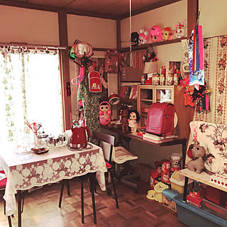 レトロ 女の子部屋のおしゃれなインテリア 部屋 家具の実例 Roomclip ルームクリップ