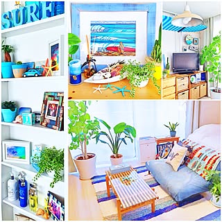 部屋全体/BIOTOP/観葉植物/西海岸/ひとり暮らし/ビーチスタイル...などのインテリア実例 - 2015-10-25 16:45:49