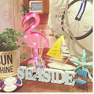 玄関/入り口/マリンスタイル/壁紙屋本舗さん/西海岸インテリア/西海岸風...などのインテリア実例 - 2016-07-18 00:31:02