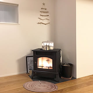 リビング/暖房/ペレットストーブ/冬の暮らしのインテリア実例 - 2018-12-08 08:32:52