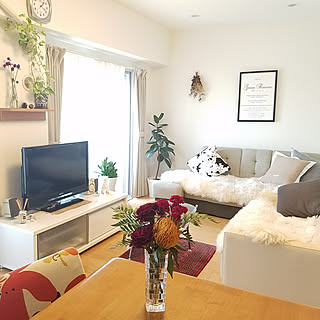 部屋全体/お花/今週のお花/フラワーアレンジメント/花のある暮らし...などのインテリア実例 - 2018-08-18 13:25:30