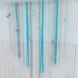 ハンドメイド のれんのおしゃれなアレンジ 飾り方のインテリア実例 Roomclip ルームクリップ