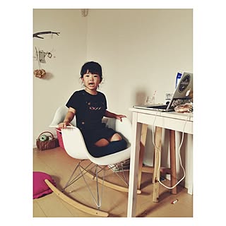 女性の、1LDK、家族住まいの「部屋全体」についてのインテリア実例