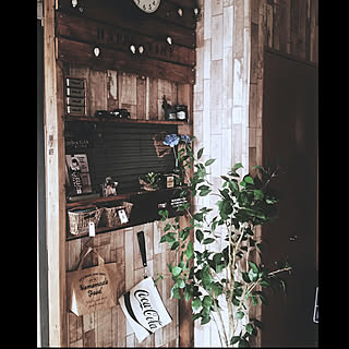玄関/入り口/仕事組/家にあるものでDIY/お金をかけずに楽しむインテリア/ROOMFACTORYモニター...などのインテリア実例 - 2019-06-12 18:23:34