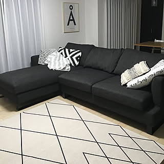 リビング/北欧インテリア/ポスター/海外インテリアに憧れる/ソファ...などのインテリア実例 - 2018-10-31 20:17:35