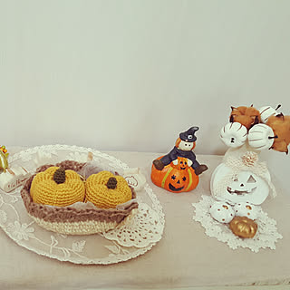 棚/ハロウィン/shushumamaちゃんの作品/shushumama ちゃんの編み編み/shushumamaちゃんからの素敵便♡...などのインテリア実例 - 2018-09-11 12:29:58