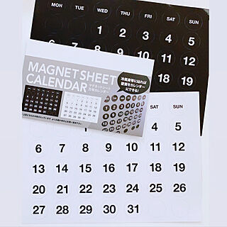 セリア マグネットカレンダーのインテリア実例 Roomclip ルームクリップ