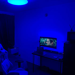 部屋全体 ブルーライトのインテリア実例 Roomclip ルームクリップ