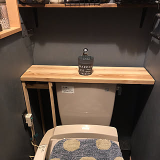 バス トイレ 壁紙の上から塗れるペンキのインテリア実例 Roomclip ルームクリップ