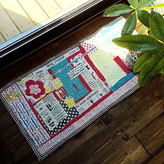 ハンドメイド キッチンマットのインテリア実例 Roomclip ルームクリップ