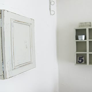 インターフォンカバーDIY/DIY/端材消化/ナチュラルシャビー/いつもいいね、ありがとぅございます♡...などのインテリア実例 - 2017-06-24 16:03:06