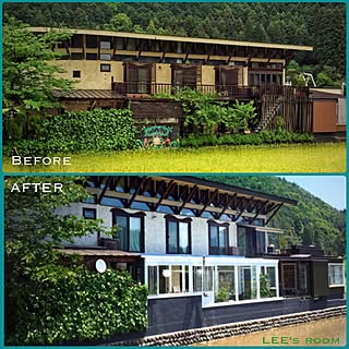 部屋全体/コンサバトリー/塗装DIY/タイルDIY/里山ライフ...などのインテリア実例 - 2017-06-18 13:10:06