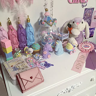 パステルカラー プリンセスルームのインテリア実例 Roomclip ルームクリップ