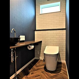 トイレの壁 サンゲツ壁紙のインテリア実例 Roomclip ルームクリップ