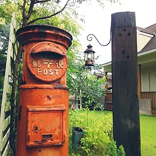 玄関/入り口/ナチュラルフレンチ/枕木/DIY庭/ナチュラル...などのインテリア実例 - 2016-06-25 09:05:45