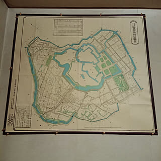 古地図のインテリア実例 Roomclip ルームクリップ