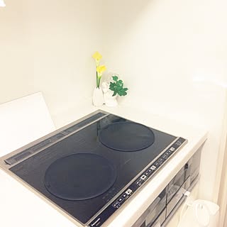キッチン/アイビー/天使/カラー/IHコンロ...などのインテリア実例 - 2017-05-24 22:53:28