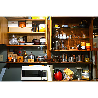 キャンプ用品/ステンレス好き/ウォールシェルフ/キッチンの吊り戸棚/古民家...などのインテリア実例 - 2020-01-24 00:19:24