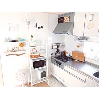 リビングダイニング兼用/９畳/扇風機/お米の収納/ポトス水挿し...などのインテリア実例 - 2019-09-28 08:48:28