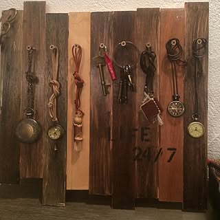 壁/天井/ステンシル/アクセサリー コーナー/DIY/ジャンク/アクセサリーディスプレイのインテリア実例 - 2014-09-11 01:30:28