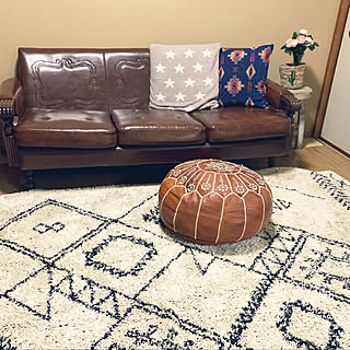 可愛い/しまむら♡/オルテガ柄/しまむらで購入/ナチュラル...などのインテリア実例 - 2020-02-24 19:59:14