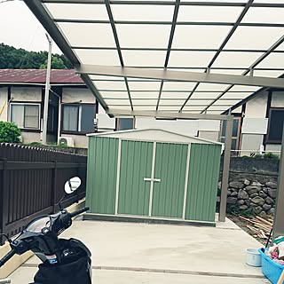 ガレージ ユーロ物置のインテリア実例 Roomclip ルームクリップ