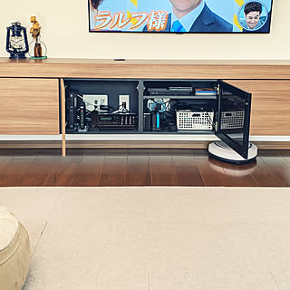 壁掛けテレビ レコーダー置き場のインテリア実例 Roomclip ルームクリップ