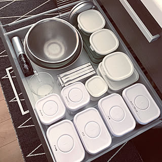 キッチン/IWAKI/GLOBAL/キッチンツール収納/キッチン収納...などのインテリア実例 - 2018-11-06 09:39:12