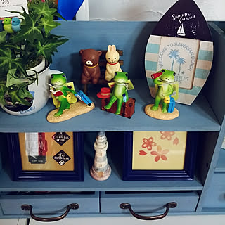 100均 カエルの置物のインテリア実例 Roomclip ルームクリップ