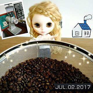 リビング/ブライス＆カスタムブライス/コーヒー好き♡/cafe風/いいね&フォローありがとうございます♡...などのインテリア実例 - 2017-07-02 14:10:48